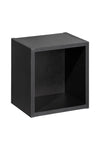 Dulap baie suspendat din pal, Nova Negru, l26,7xA21,3xH27,9 cm