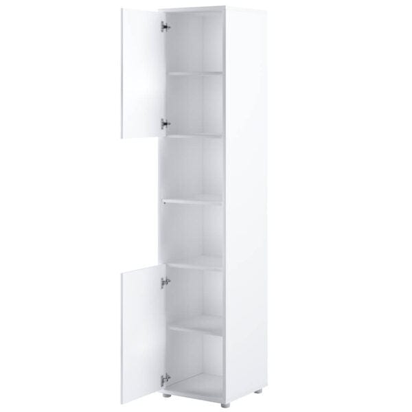 Lenart Dulap inalt cu 2 usi, BC08 Alb Lucios, l45xA46xH217 cm