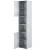 Lenart Dulap inalt cu 2 usi, BC08 Gri, l45xA46xH217 cm