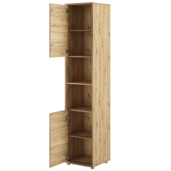 Dulap inalt cu 2 usi, BC08 Stejar Artisan, l45xA46xH217 cm (1)