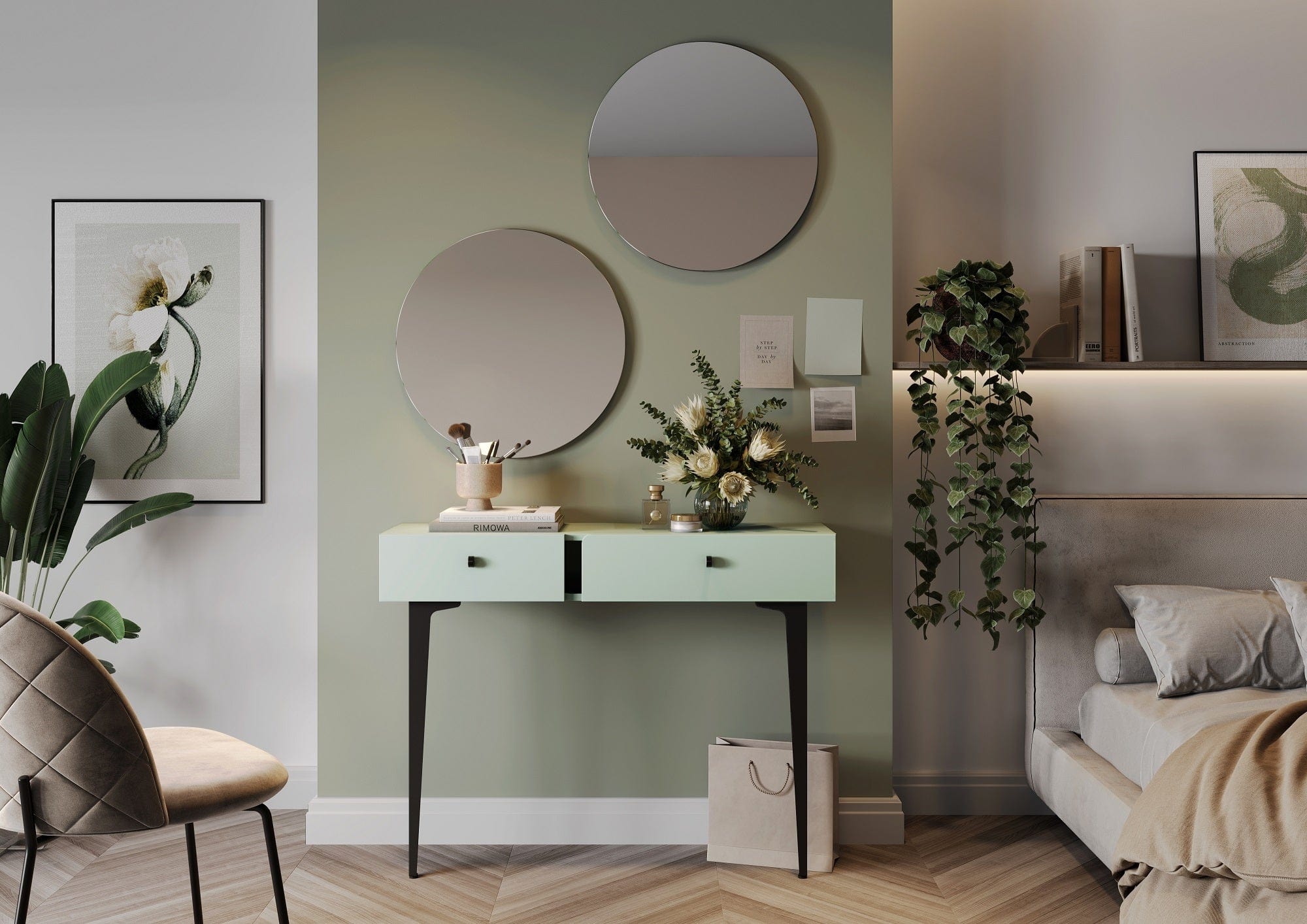 Lenart Oglinda decorativa Colours CS 08, Ø57 cm