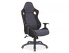 Scaun de birou tapitat cu stofa, Q-229 Gri / Negru, l66xA50xH117 cm